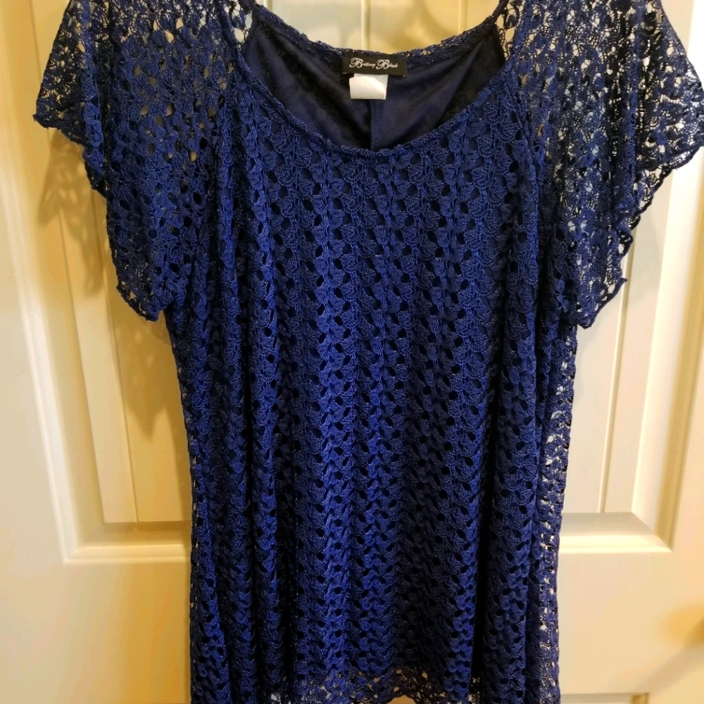 Brittany Black Lace Crochet top